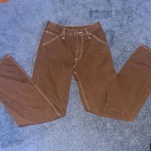 John Galt/Brandy Melville Brown Carpenter Pants; size small